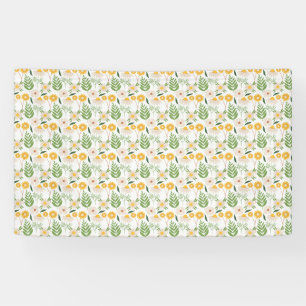 Floral Pattern Banner