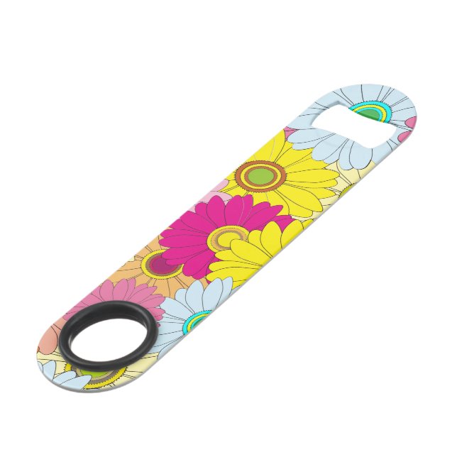 floral pattern bar key (Front Angled)
