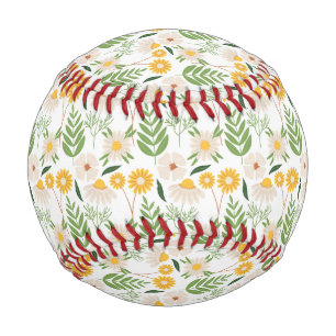 Floral Pattern Baseball