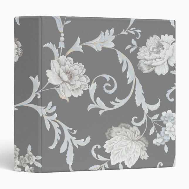 Floral pattern binder (Front/Spine)