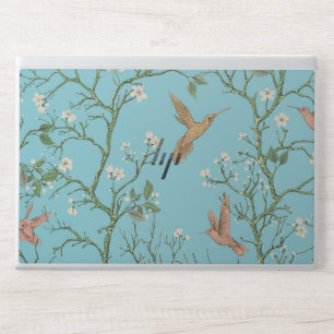 floral, pattern, birds HP EliteBook 840 G5/G6, Laptop Skin