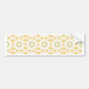 Floral Pattern Bumper Sticker