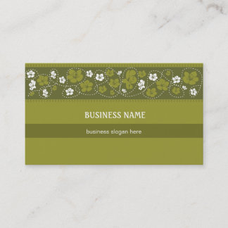 Floral Pattern Business Business Card