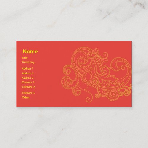 Floral Pattern - Business Business Cards