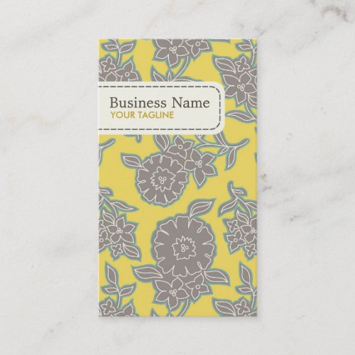 Floral Pattern Business Card