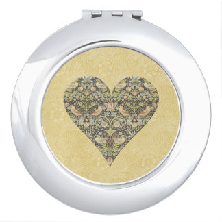 Floral Pattern by William Morris - Compact Mirror