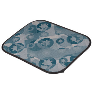 Floral Pattern Car Floor Mat