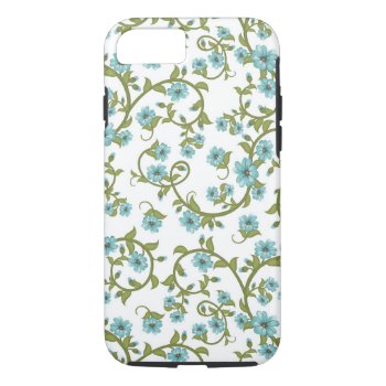 Floral Pattern Iphone 8/7 Case by boutiquey at Zazzle