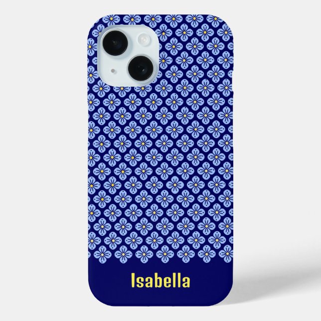 Floral pattern Case-Mate iPhone case (Back)