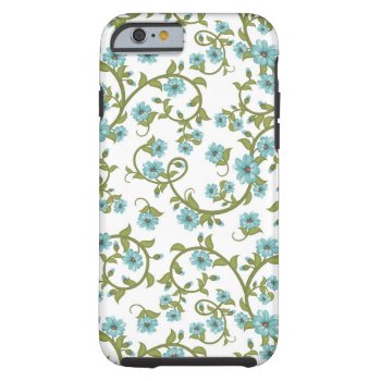 Floral Pattern Tough Iphone 6 Case by boutiquey at Zazzle