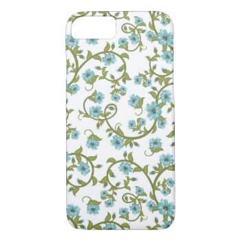 Floral Pattern Iphone 8/7 Case by boutiquey at Zazzle