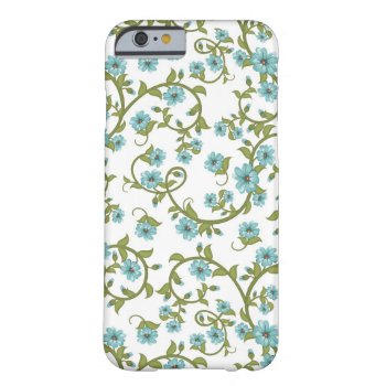 Floral Pattern Barely There Iphone 6 Case by boutiquey at Zazzle