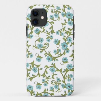 Floral Pattern Iphone 11 Case by boutiquey at Zazzle
