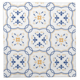 Floral Pattern Cloth Napkin