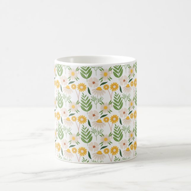 Floral Pattern Coffee Mug (Center)