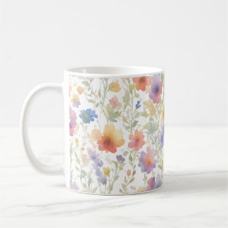 Floral Pattern Coffee Mug for Friends