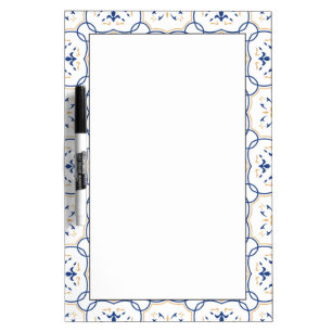 Floral Pattern Dry Erase Board