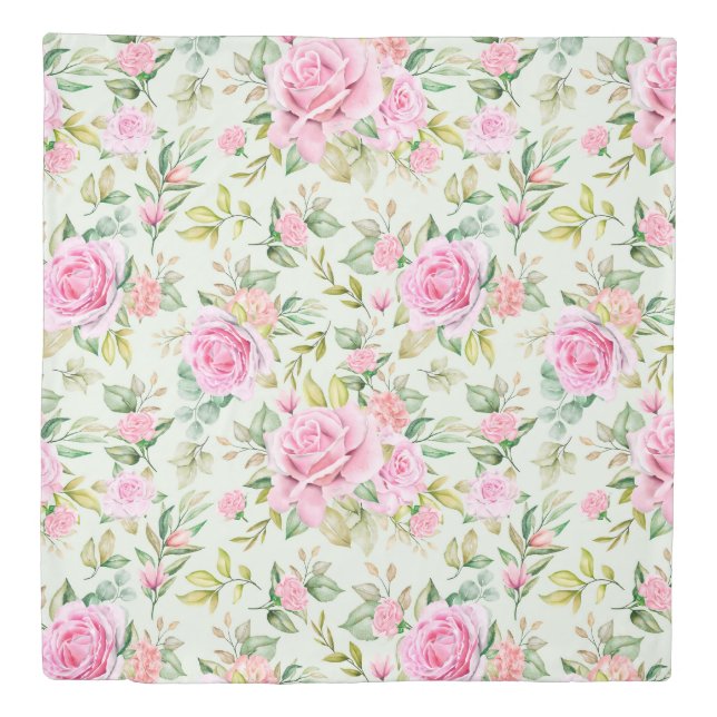 Floral Pattern Duvet Cover (Front)