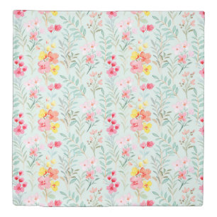 Floral Pattern Duvet Cover
