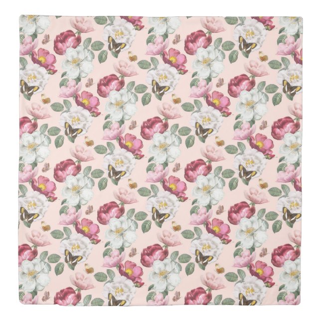 Floral Pattern Duvet Cover (Front)