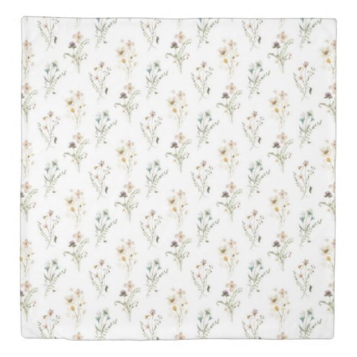 Floral Pattern Duvet Cover