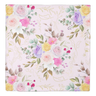 Floral Pattern Duvet Cover