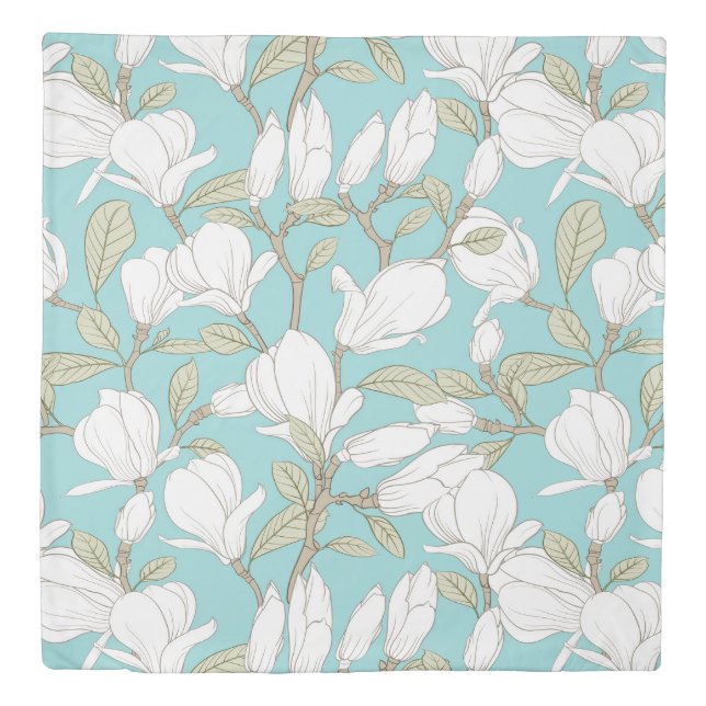 Floral Pattern Duvet Cover (Front)