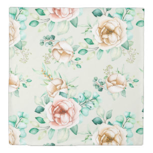 Floral Pattern Duvet Cover