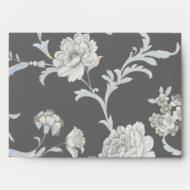 Floral pattern envelope (Front)