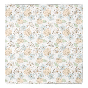Floral pattern Eye comfort Botanical garden white Duvet Cover