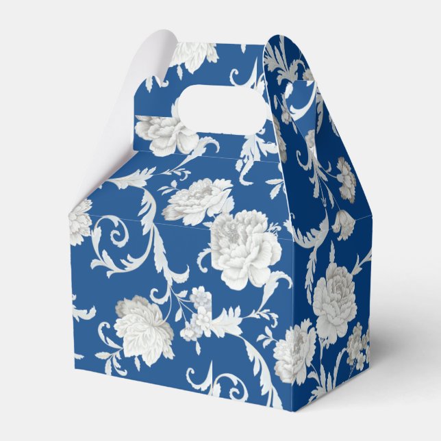 Floral pattern favor boxes (Back Side)