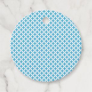 Floral Pattern Favor Tags