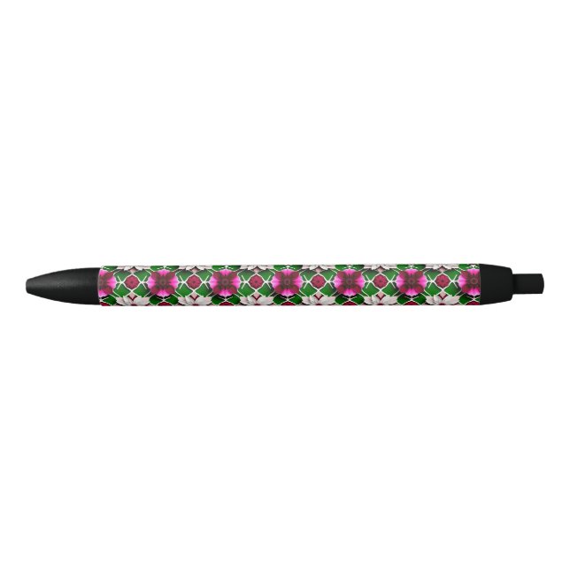 Floral Pattern Featuring Colorful Flowers Pen (Front)