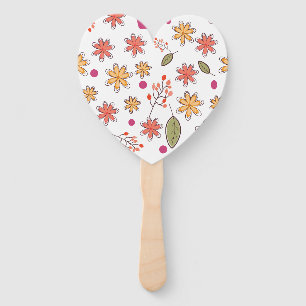 floral pattern flowers floral design botanical flo hand fan