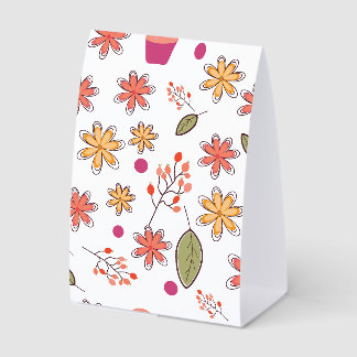 floral pattern flowers floral design botanical flo paper table tent
