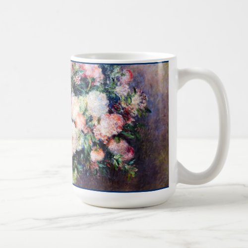 Floral Pattern Flowers Red Pink White Foliage  Coffee Mug