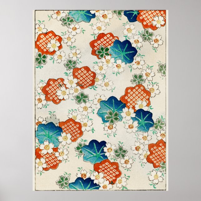 Floral Pattern from Shin Bijutsukai Poster (Front)