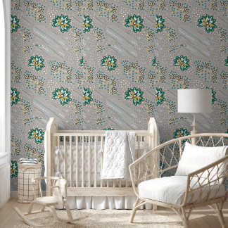 Floral Pattern Home Decor Wallpaper