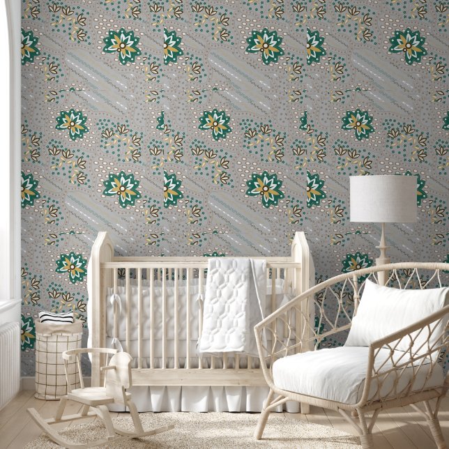 Floral Pattern Home Decor Wallpaper (Kids)
