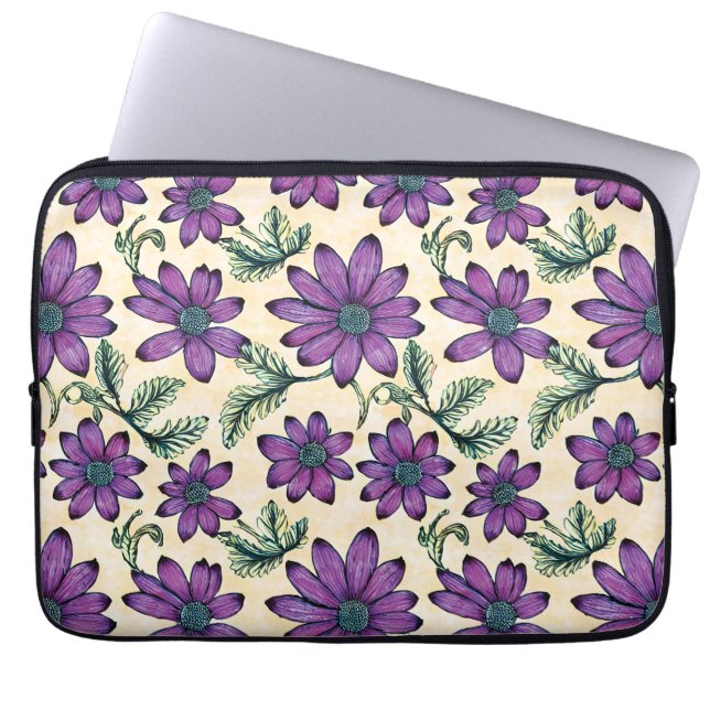 Floral Pattern I Laptop Sleeve (Front)