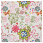 Floral pattern in retro style 2 fabric