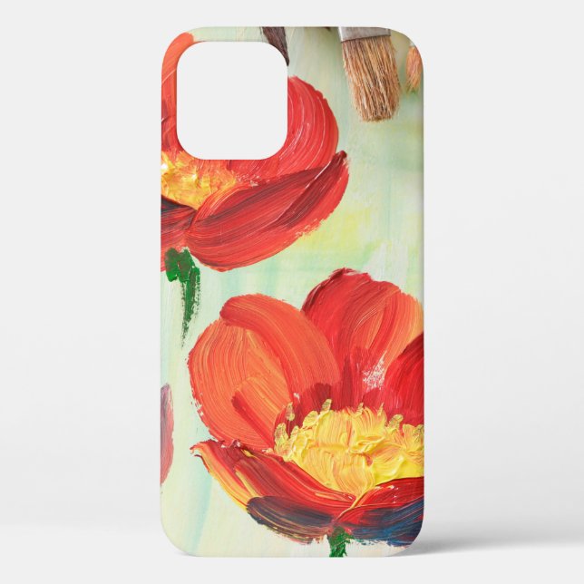 Floral pattern in the form of abstraction. Designe Case-Mate iPhone Case (Back)