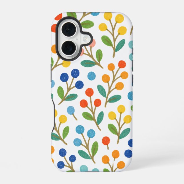 floral pattern iphone case (Back)