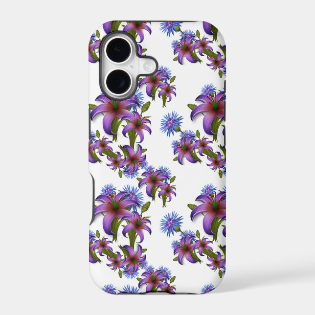 Floral Pattern Iphone Case (Back)