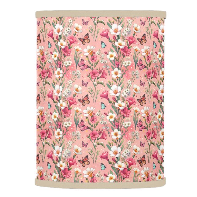 Floral Pattern Lamp Shade (Right)