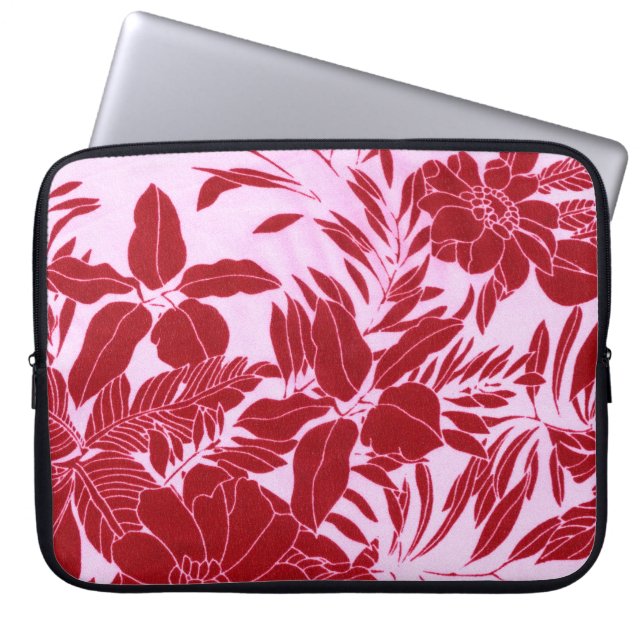 Floral Pattern Laptop Sleeve (Front)