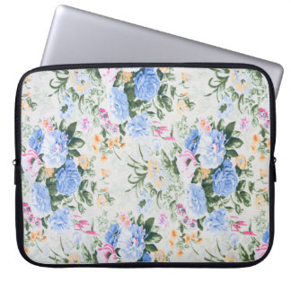 Floral pattern laptop sleeve
