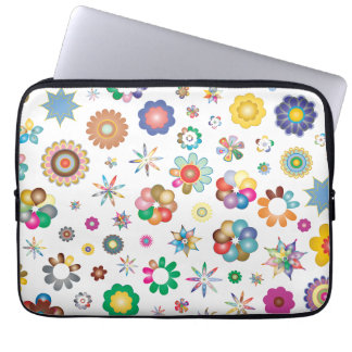 Floral Pattern Laptop Sleeve