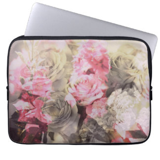 Floral pattern laptop sleeve