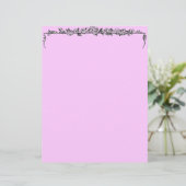 Floral Pattern Letterhead (Standing Front)